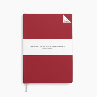 Notebook Pomgranate Red A5 Lined A Good Company