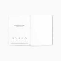 Pocket Diary Charcoal Black A6 Blank A Good Company