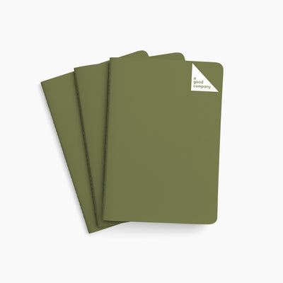 Pocket Diary Grass Green A6 Blank A Good Company