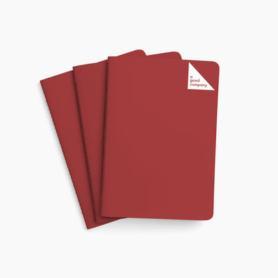 Pocket Diary Pomegranate Red A6 Blank A Good Company