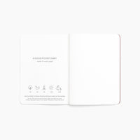 Pocket Diary Pomegranate Red A6 Blank A Good Company